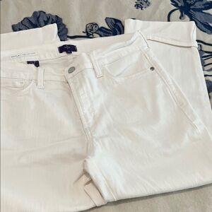 NYDJ White Dayla Jean Capri